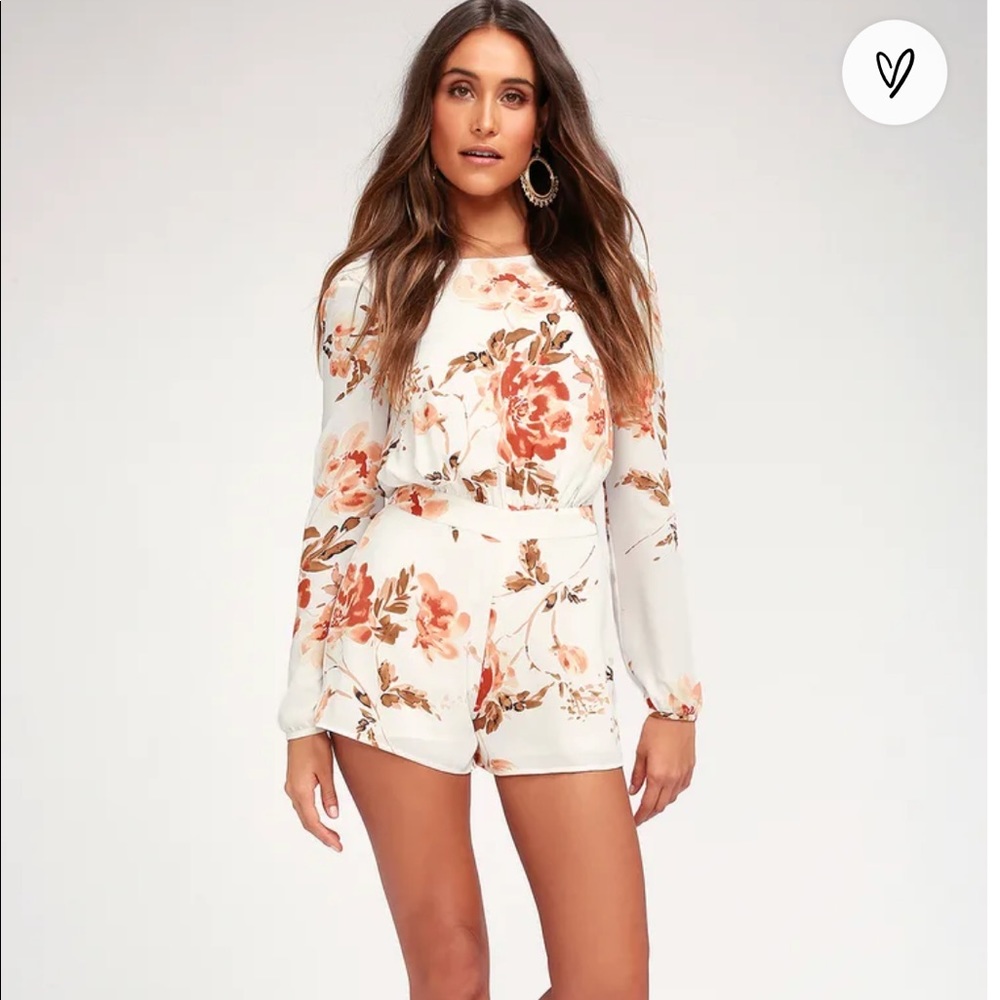 Lulus floral romper